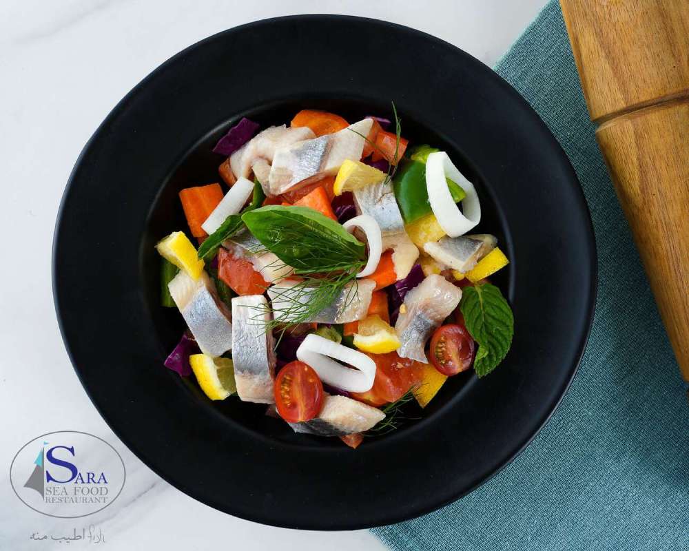 سلطة رينغا مدخنة بالزيت