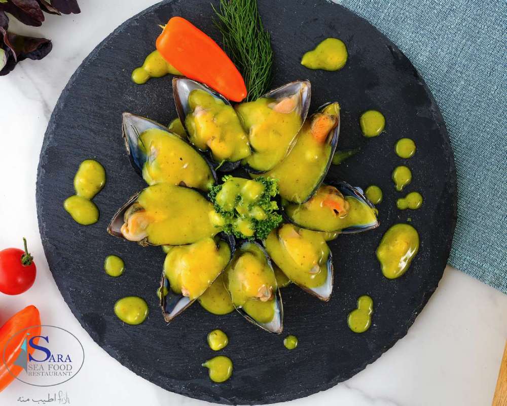 محار مطفى بالثوم و الليمون